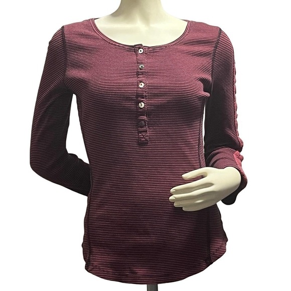 Long Sleeve Sanctuary Tee With Crochet Detail - Picture 1 of 4